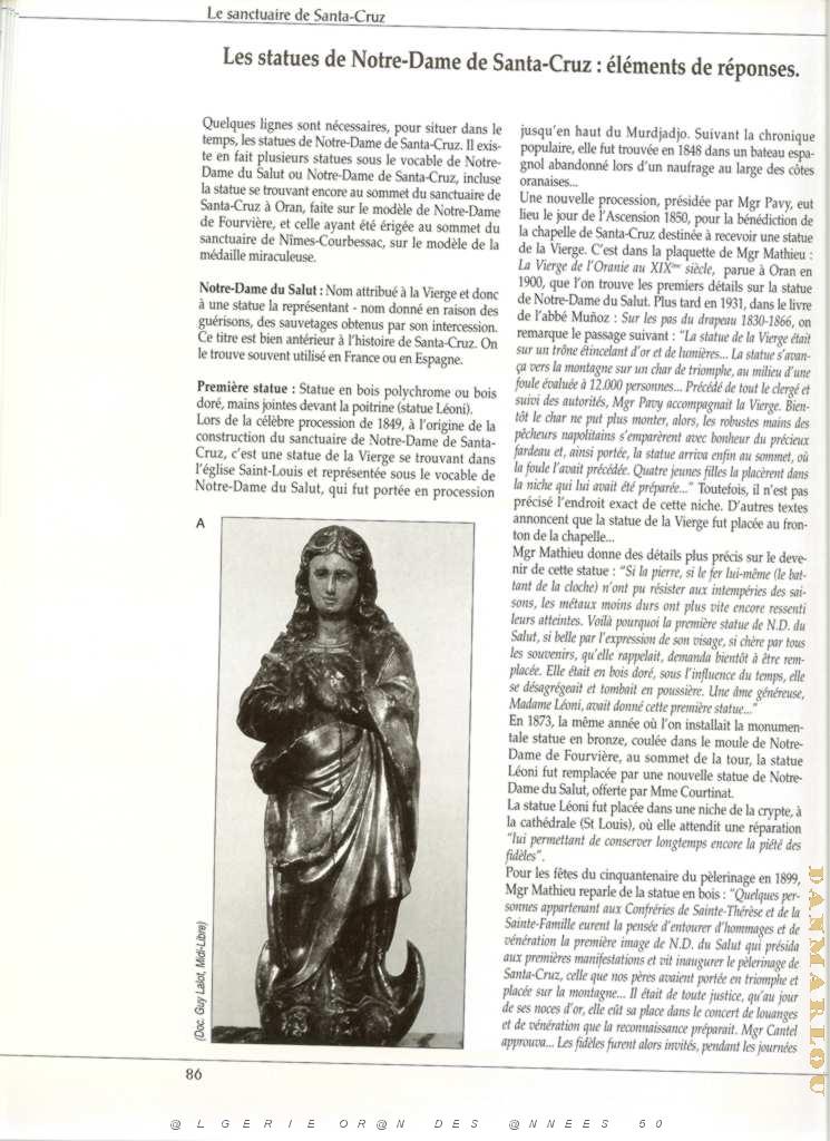 NOTRE DAME DE SANTA CRUZ 05 HISTORIQUE DE NDDSC EDITIONS GANDINI.JPG